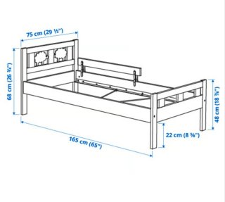 Cama infantil Ikea blanca