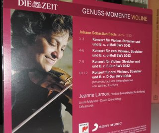 CD Jeanne Lamon Bach: Violin Concertos