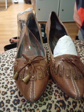 Zapatos tacón bajo PACO HERRERO TALLA 39