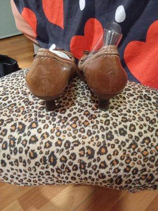 Zapatos tacón bajo PACO HERRERO TALLA 39