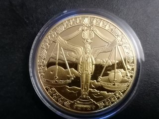 Moneda Libra Escala Ángel Dorado
