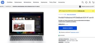 Portátil HP EliteBook 8 G1i 14 Intel Core Ultra 5