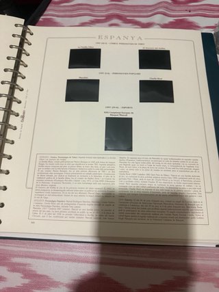 Álbum sellos Espanya 1995 al 1999