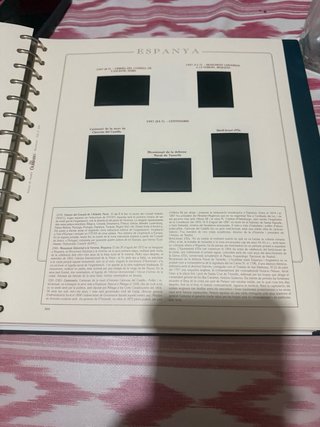 Álbum sellos Espanya 1995 al 1999