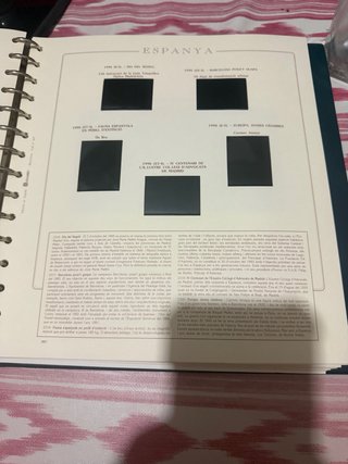 Álbum sellos Espanya 1995 al 1999