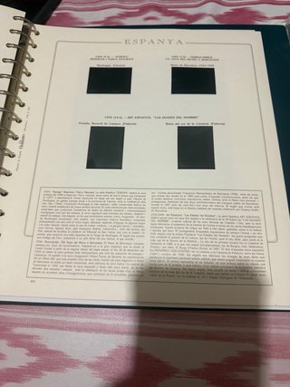 Álbum sellos Espanya 1995 al 1999