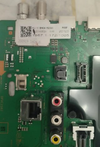 Lote placas TV Samsung cables conexión y altavoces