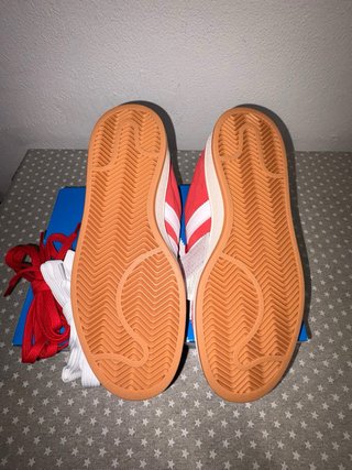 Adidas Campus 43 1/3 Rojas Nuevas Originales