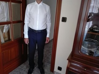 Traje azul de boda Florentino talla 50