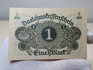 Lote 5 Billetes 1 Marko 1920 República de Weimar