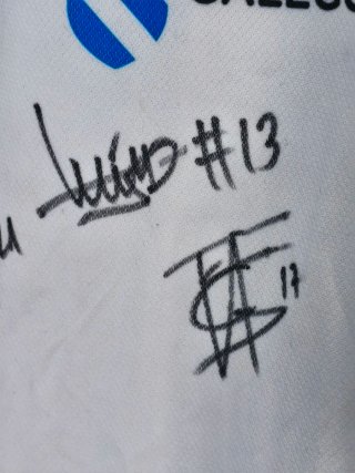 Camiseta SD TEUCRO Temporada2014/1025. Firmada
