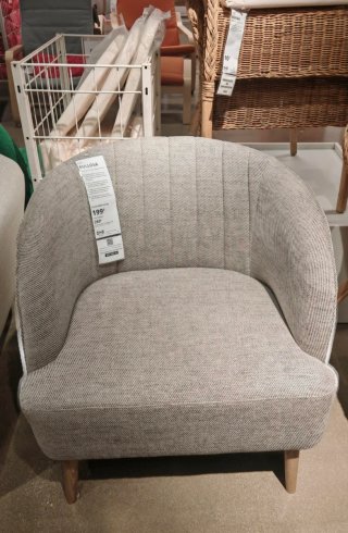 2 Butacas modernas tapizadas – Diseño elegante – M
