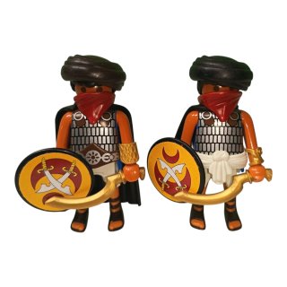 Playmobil Sarracenos con espadas y escudos