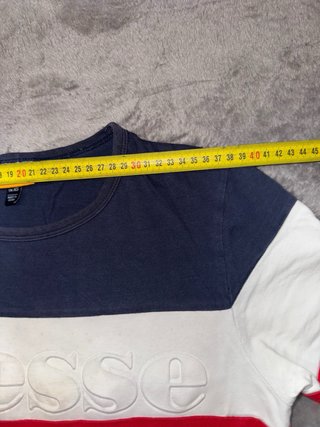 Camiseta Ellesse azul, blanca y roja