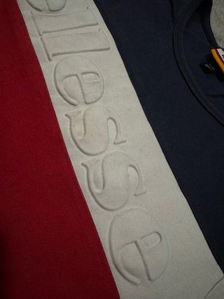 Camiseta Ellesse azul, blanca y roja