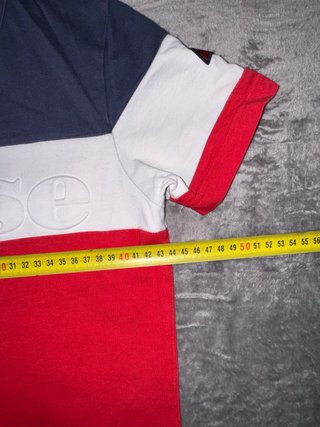 Camiseta Ellesse azul, blanca y roja