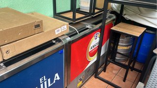 Botellero de bar acero inoxidable