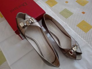 Sandalias Doriani oro y plata