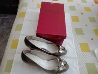Sandalias Doriani oro y plata
