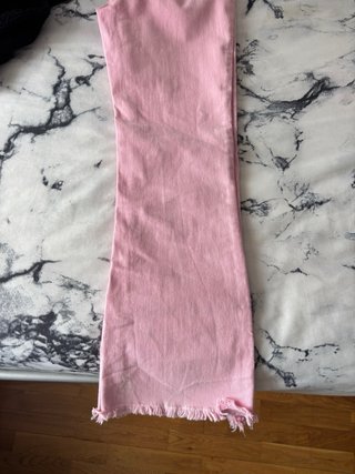 Pantalón Campana Rosa Stradivarius Talla 36