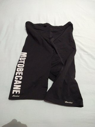 Culotte maillot Motobecane Santini Negro.