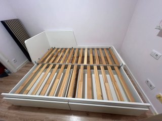 Estructura Cama Diván IKEA FLEKKE Blanca