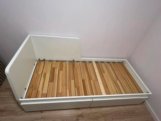 Estructura Cama Diván IKEA FLEKKE Blanca