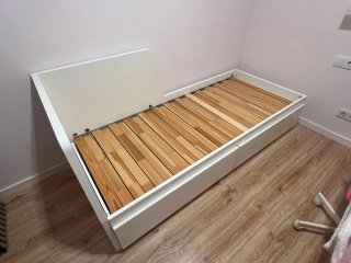 Estructura Cama Diván IKEA FLEKKE Blanca