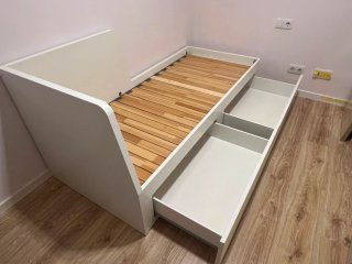 Estructura Cama Diván IKEA FLEKKE Blanca