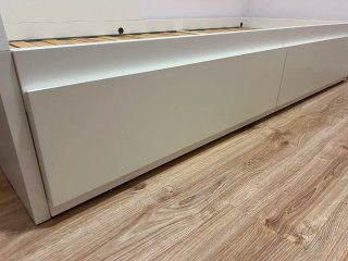 Estructura Cama Diván IKEA FLEKKE Blanca