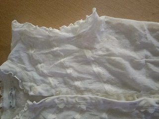 Camisa Cortefiel encaje beige M/38