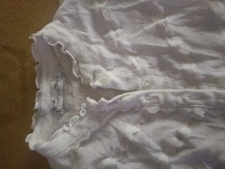 Camisa Cortefiel encaje beige M/38