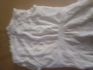 Camisa Cortefiel encaje beige M/38