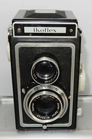 1817-Cámara ZEISS IKON IKOFLEX I - funda - TLR