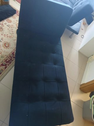 Sofá  cama  Negro