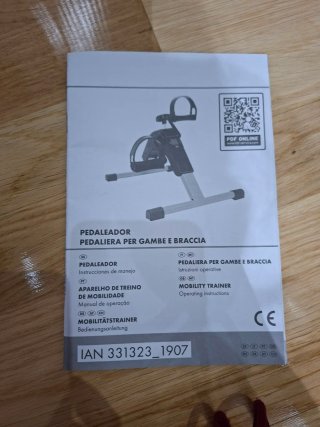 Pedaleador para brazos y piernas