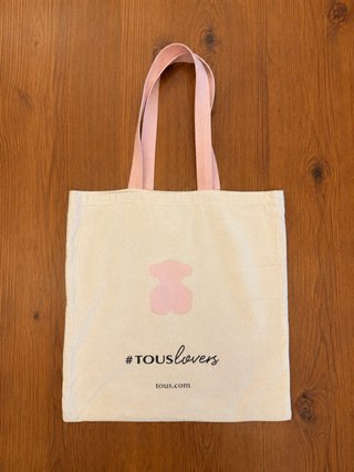 Bolsa tote TOUS #TOUSlovers original de algodón