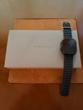 Apple Watch Ultra 2 Negro 49mm + Correa Ocean Azul