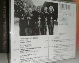 Pachelbel: Canon & Gigue CD Archiv Produktion