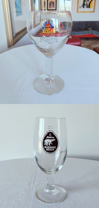 Set di 7 bicchieri da pub e collezione