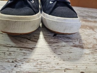 Zapatillas Superga Azul Marino y Blanco