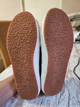 Zapatillas Superga Azul Marino y Blanco