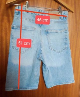 Bermuda Vaquera Rotos Pull&Bear Talla 36