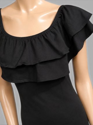 Vestido Negro H&M Talla S (36)