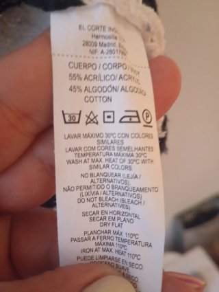Jersey Tintoretto Rayas Blanco y Negro Talla L