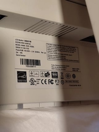 Monitor Fujitsu 20" - 16:10 - 75Hz (Beige)