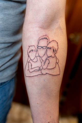 Tatuajes N#156 Tattoos Tipo Sketch