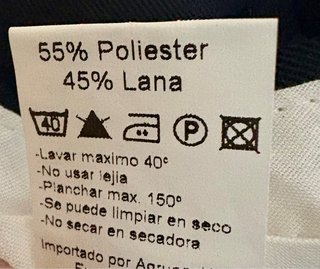 Pantalón sector servicios negro talla 46