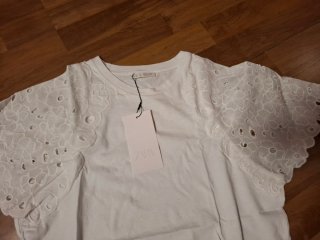 Camiseta zara bordada