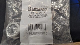 Tapón PVC roscado 32mm